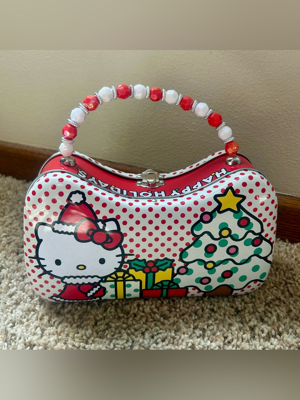 Hello Kitty Holiday Tin Purse